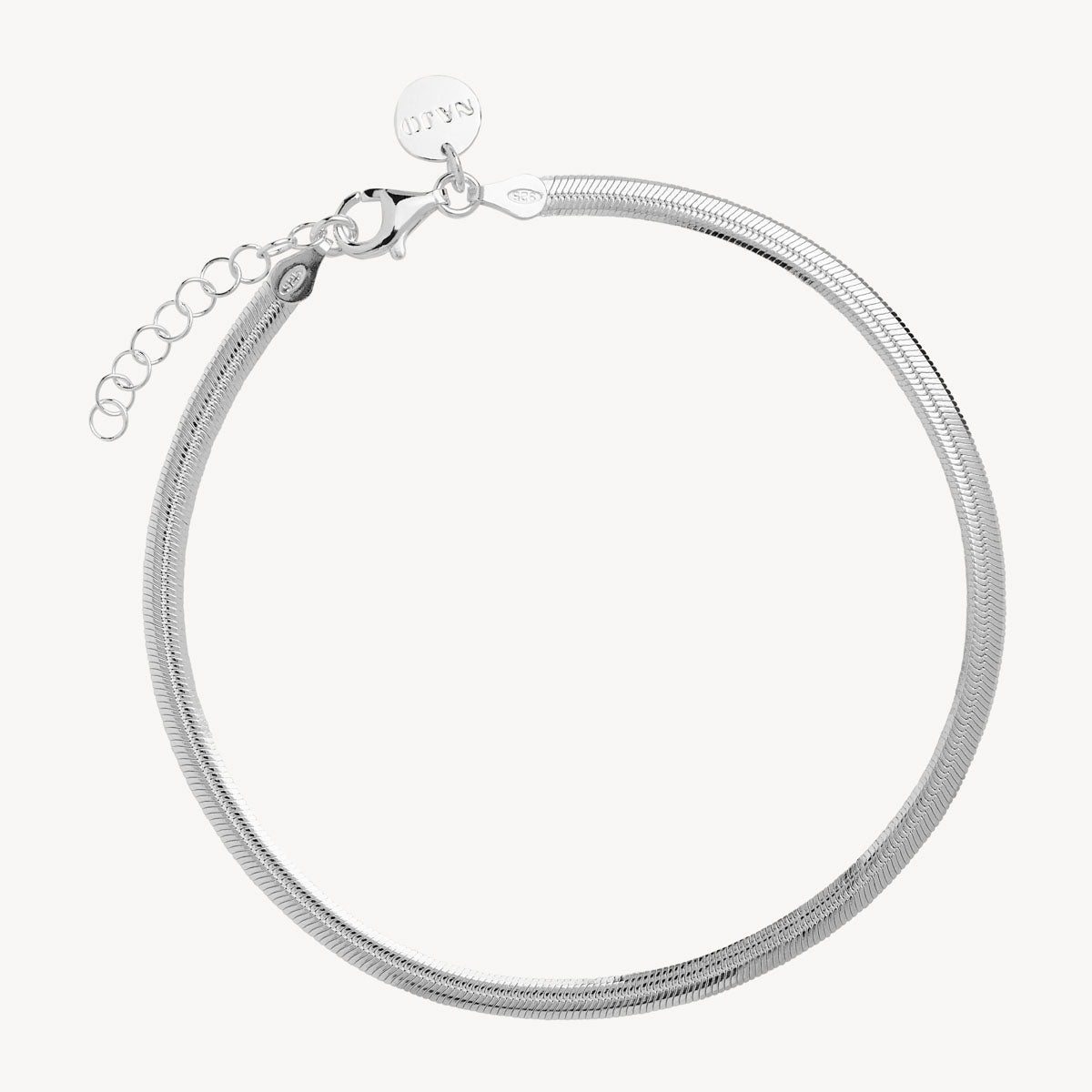 Sterling Silver Celestine Anklet