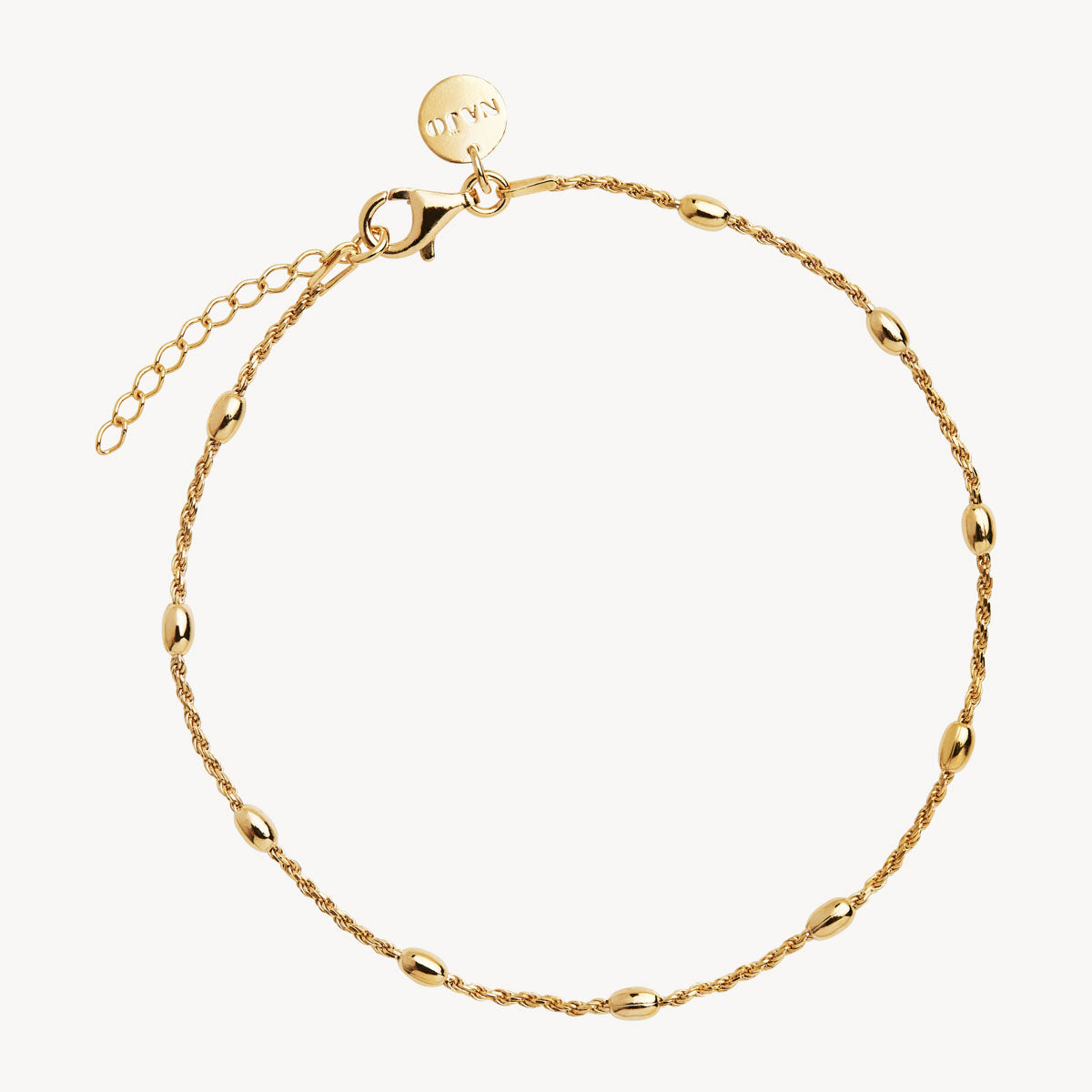 Yellow Gold Cassiopeia Anklet