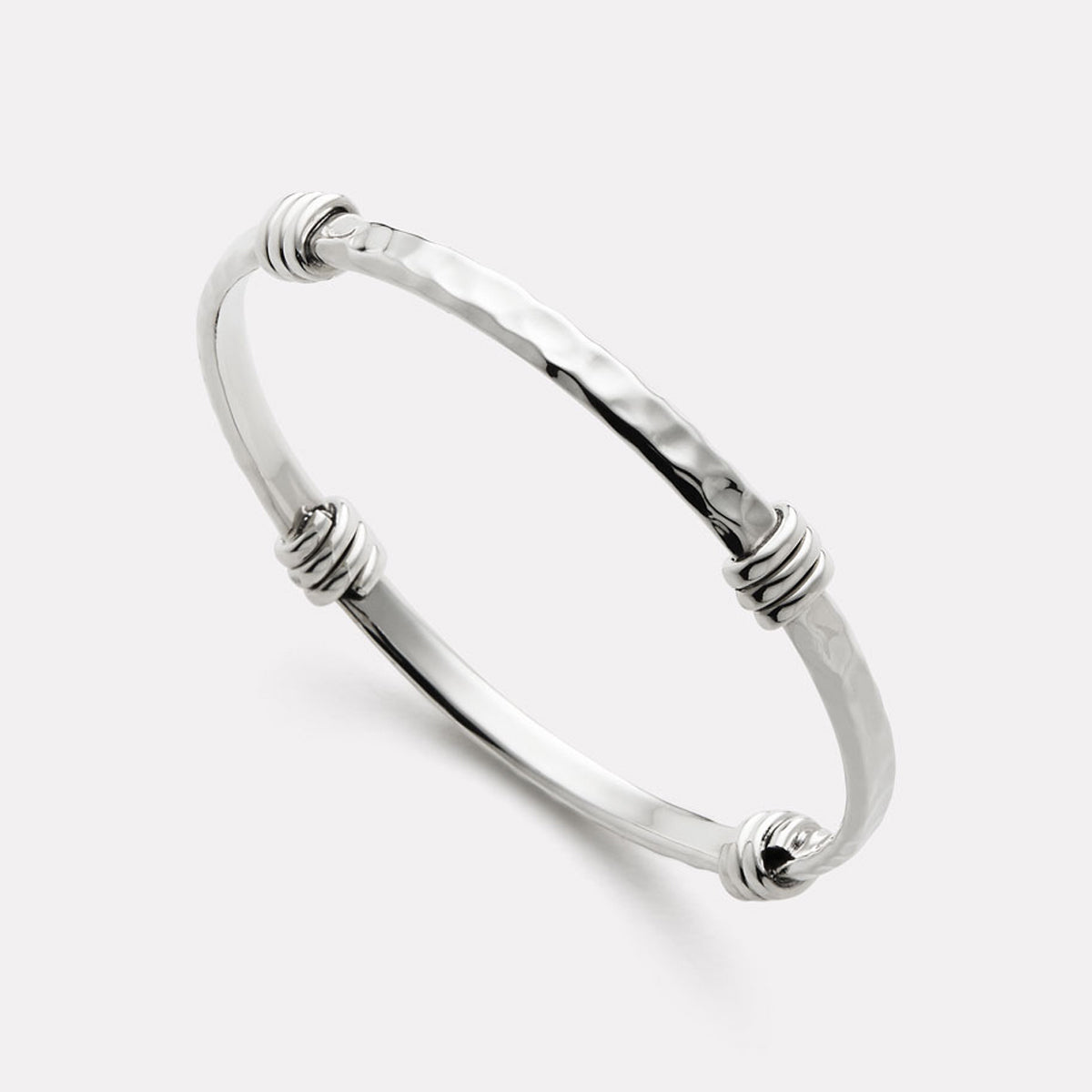 Sterling Silver Silver Amarres Bangle
