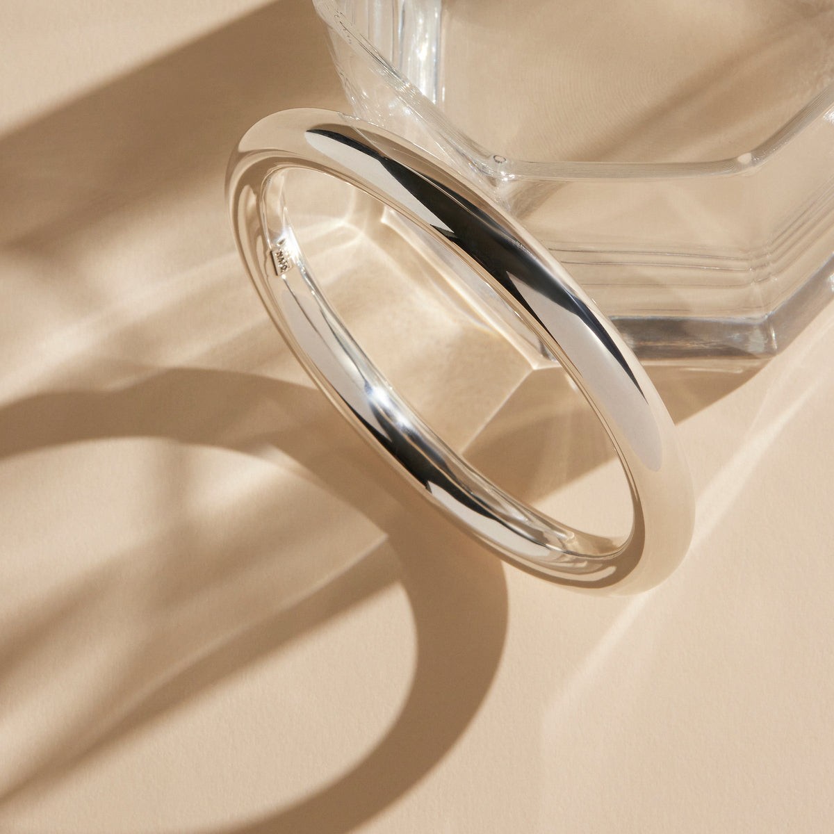 8mm Silver Golf Bangle