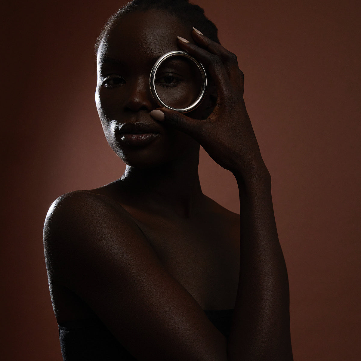 8mm Silver Golf Bangle