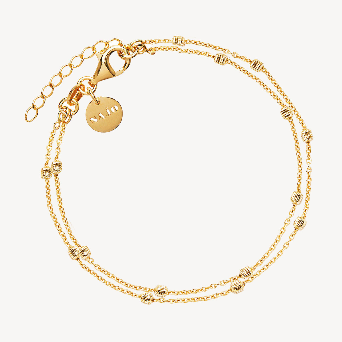 Yellow Gold Birdsong Chain Bracelet (18.5cm + 3cm ext)