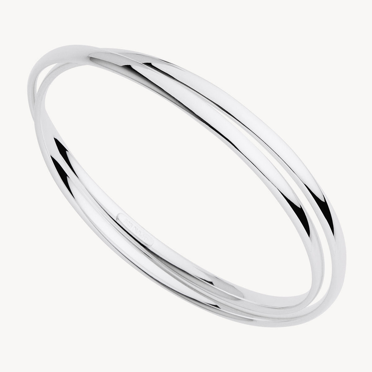 Sterling Silver Duet Bangle