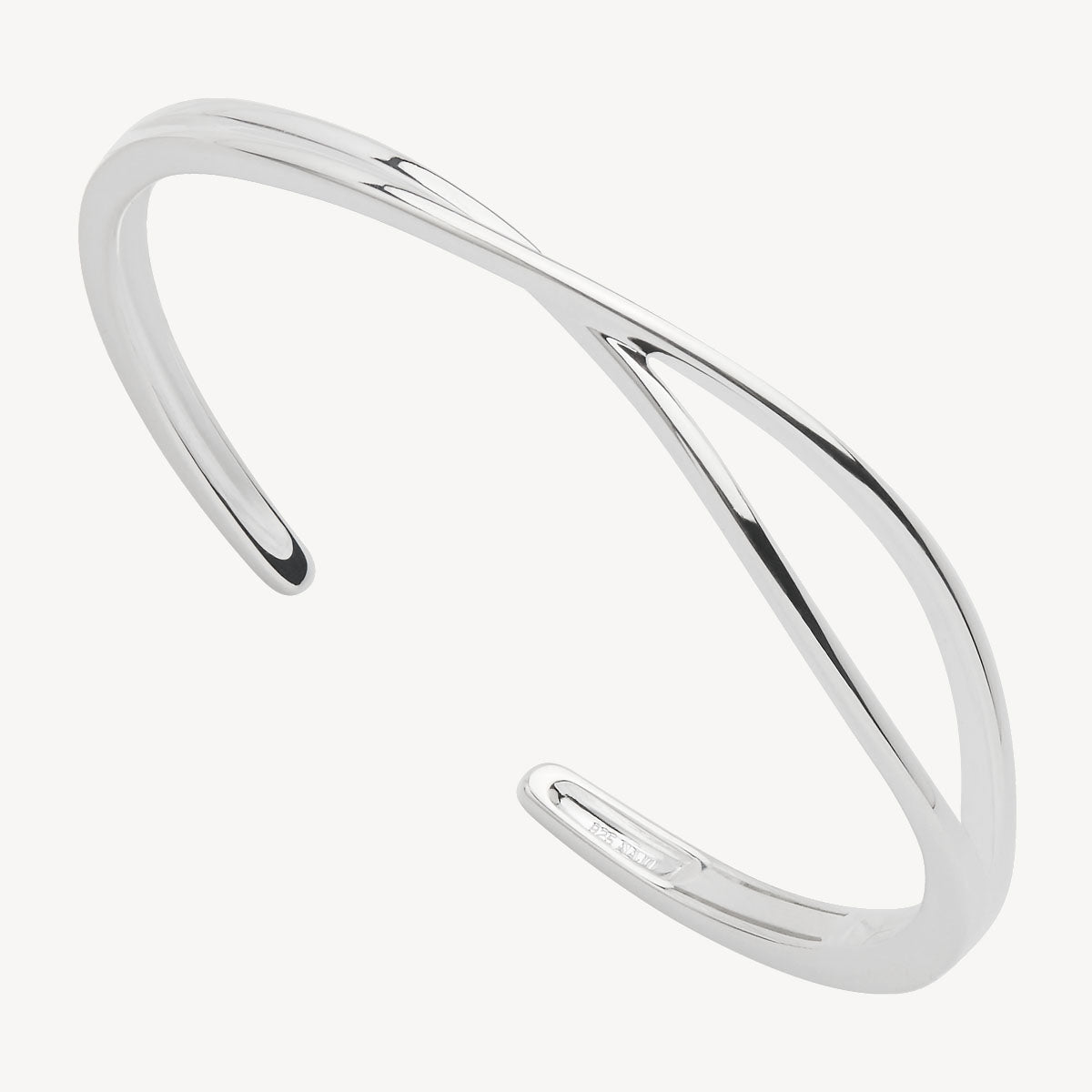 Sterling Silver Amara Hinged Cuff
