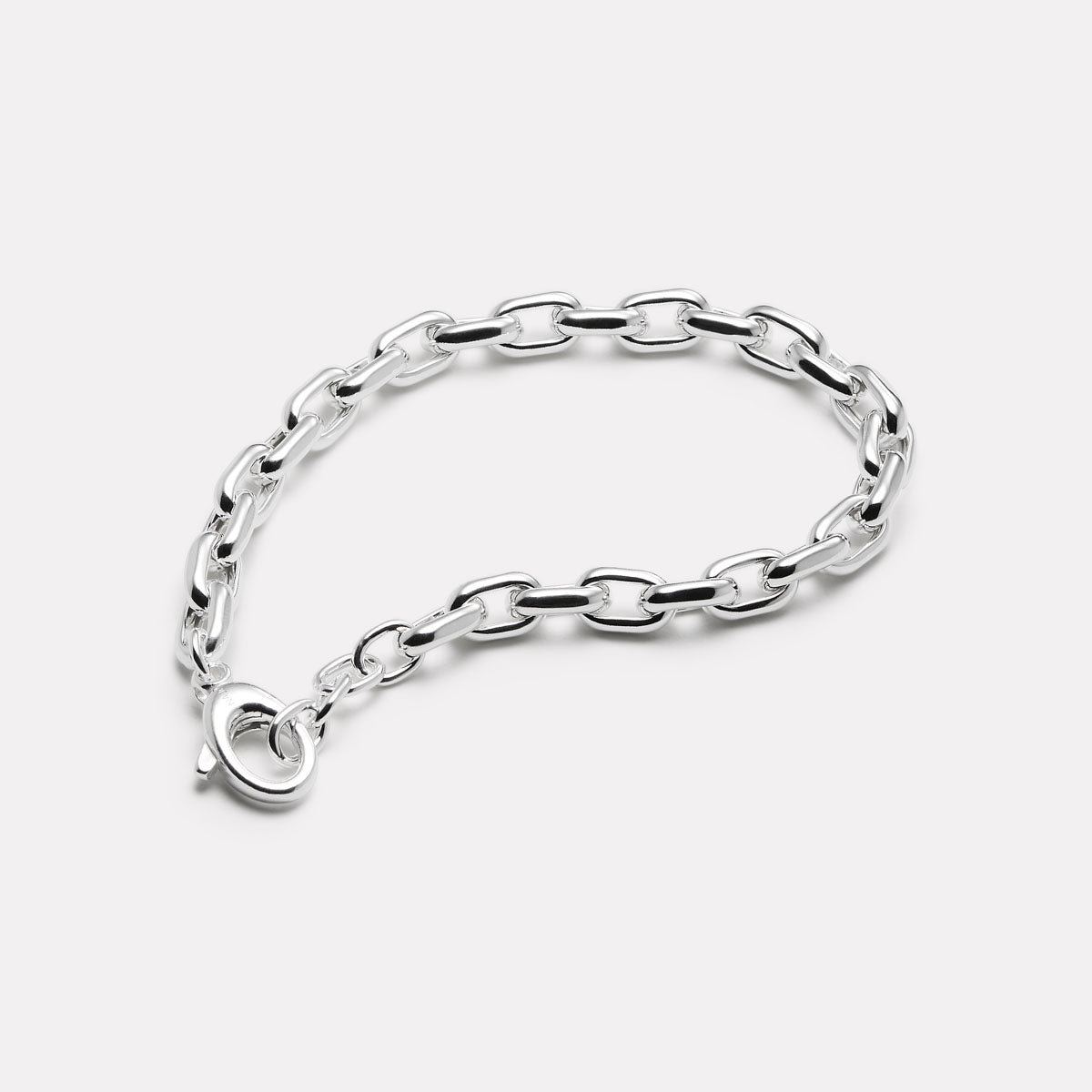 Sterling Silver Sentinel Men’s Silver Chain Bracelet