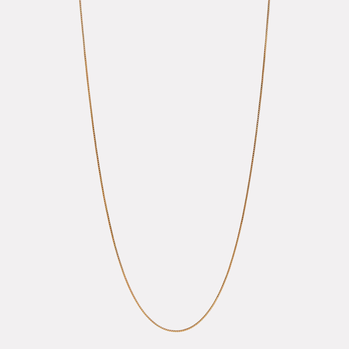 Yellow Gold Box Chain