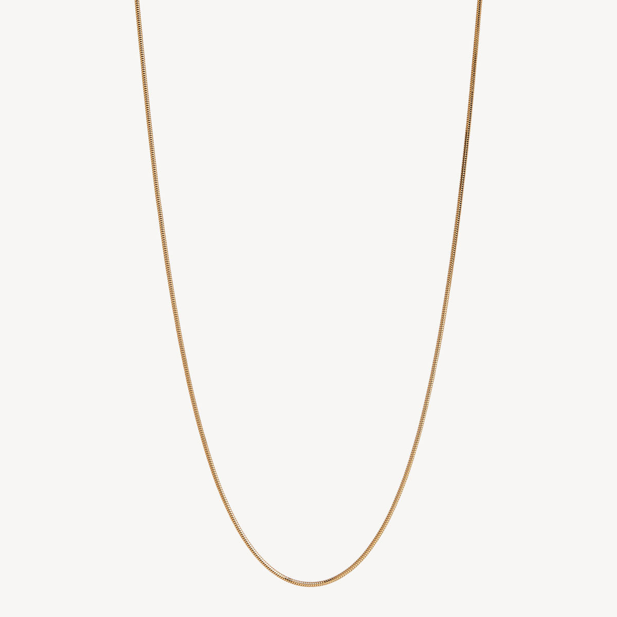 Yellow Gold 55cm Snake Chain