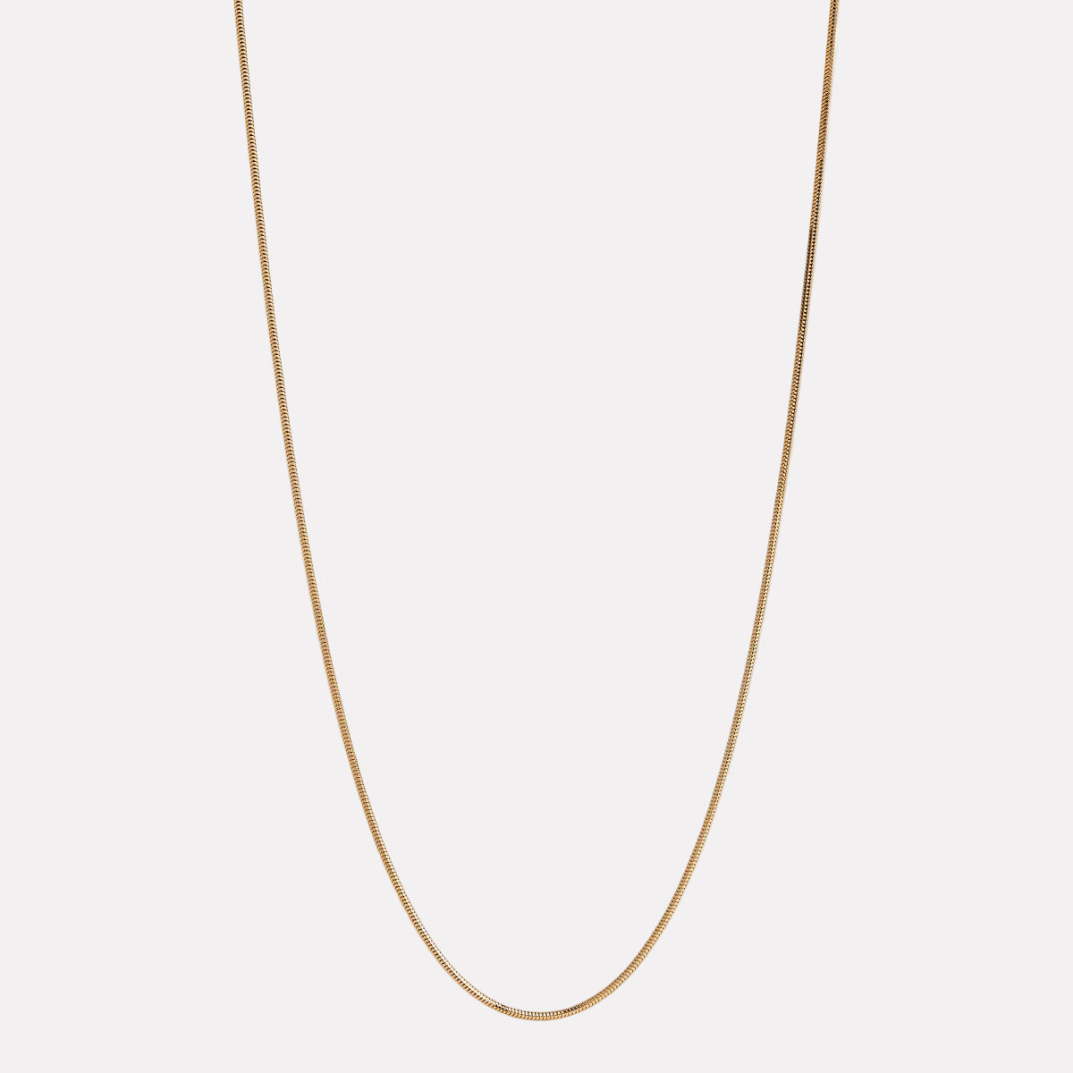 Yellow Gold 55cm Snake Chain