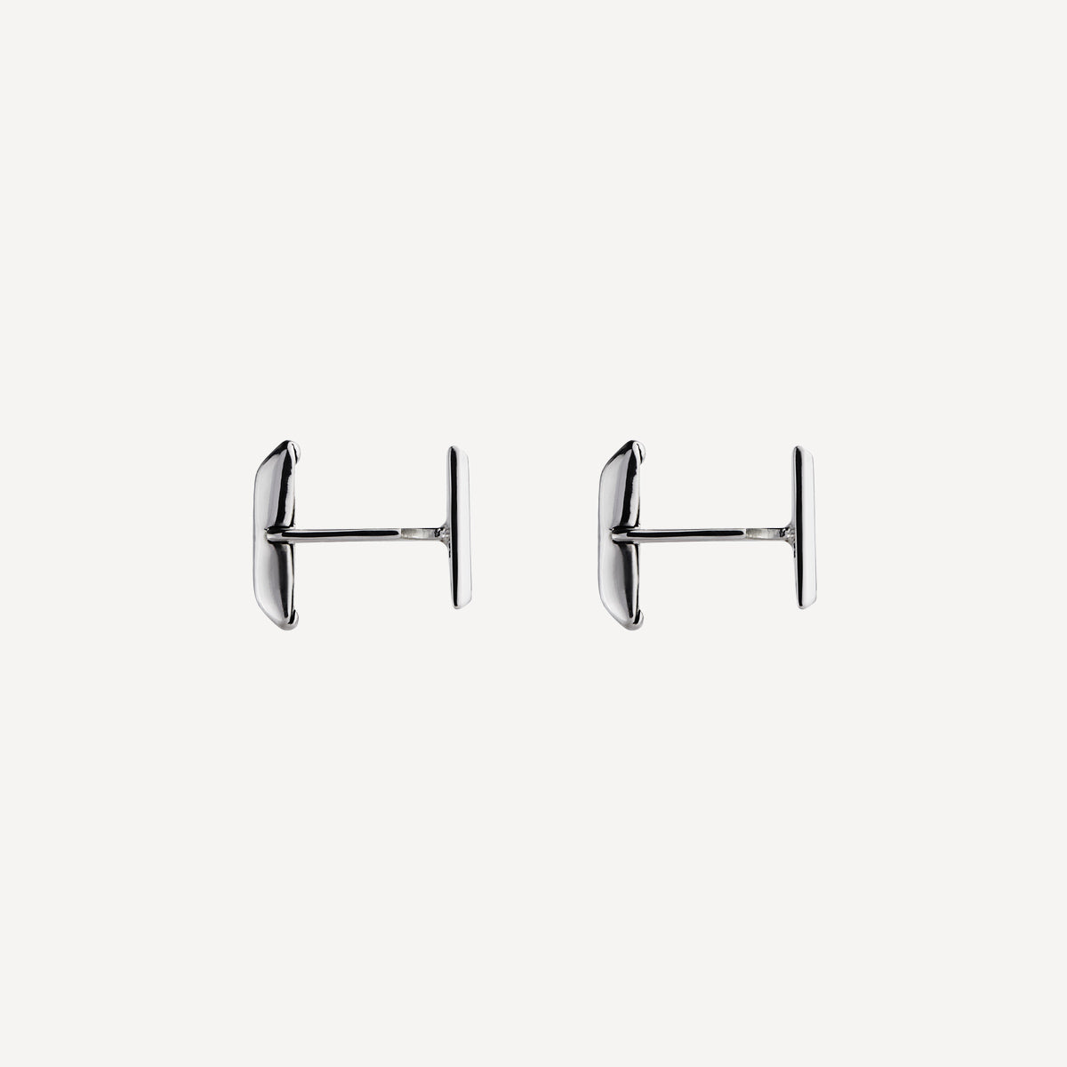 Clásico Square Men’s Silver Cufflinks