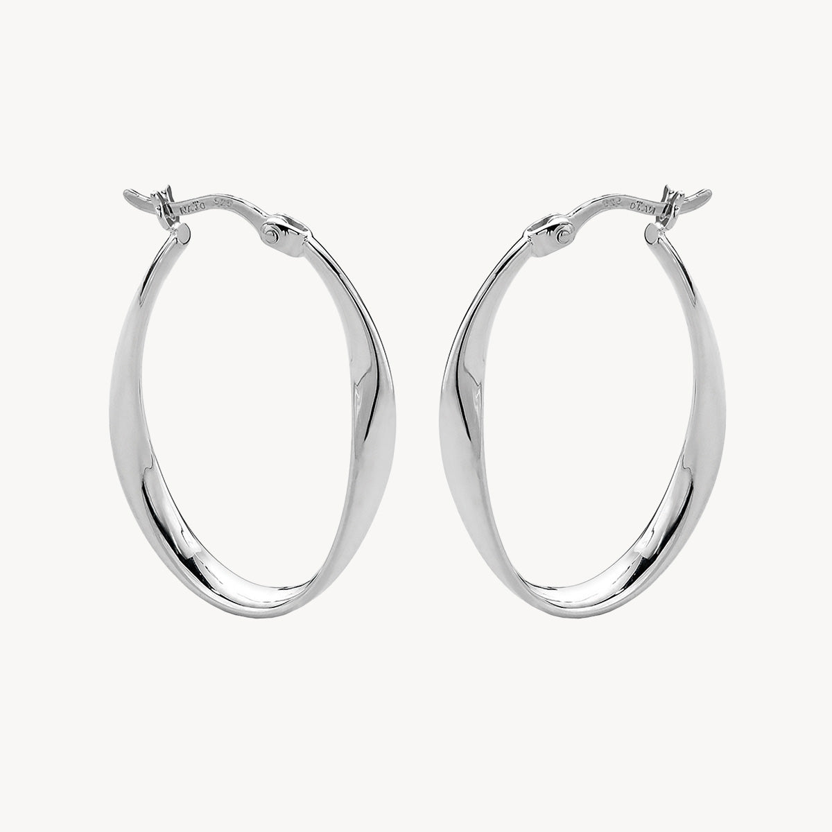Sterling Silver Cinta Hoop