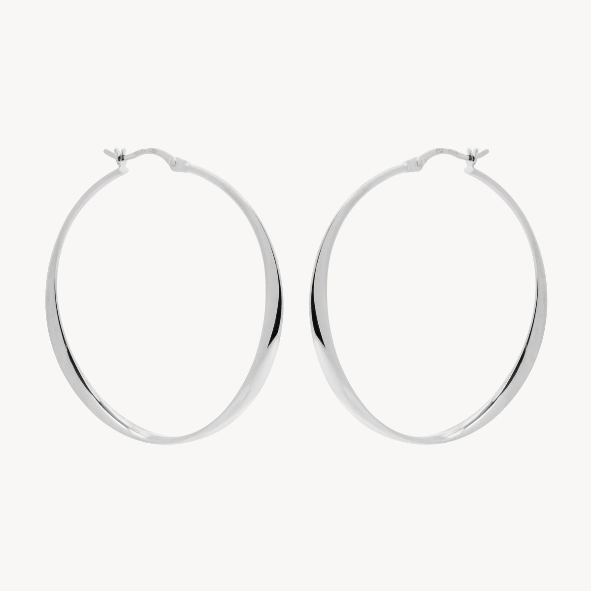 Sterling Silver Vespa Hoop Earring