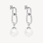Sterling Silver Sea Nymph Pearl Drop Earrings