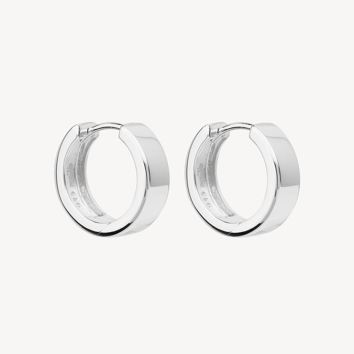 Sterling Silver Stella Huggie Earrings