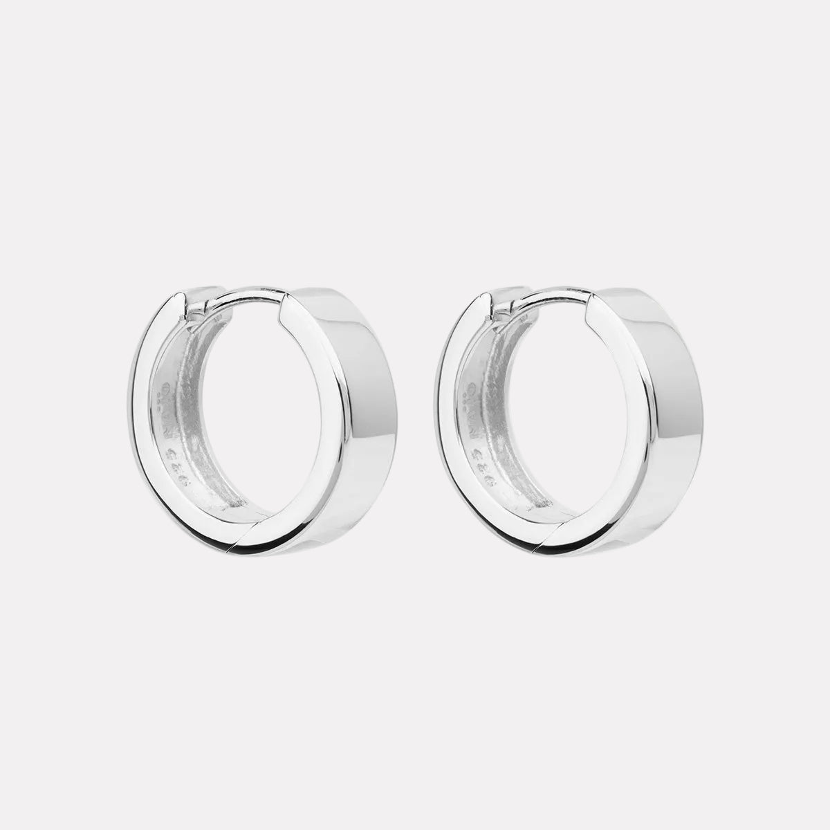 Sterling Silver Stella Huggie Earrings