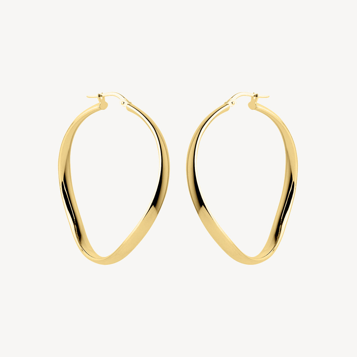 Yellow Gold Odyssey Hoop Earrings