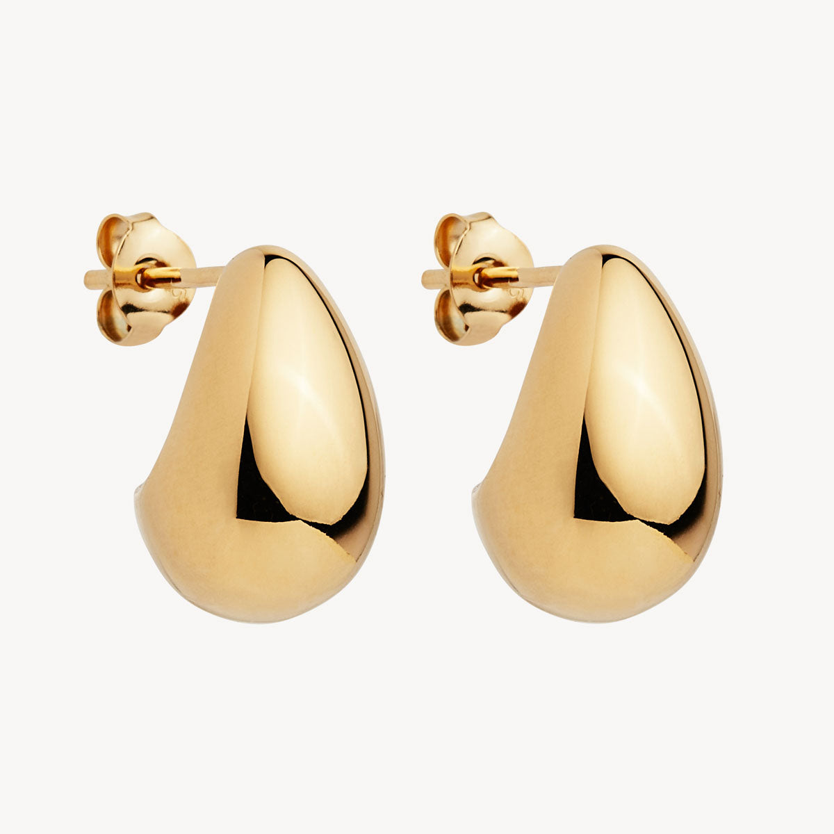 Yellow Gold Baby Umbra Earrings