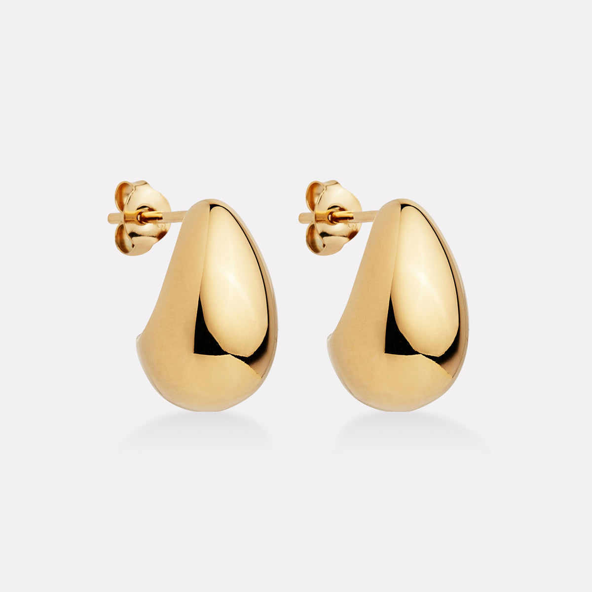 Yellow Gold Baby Umbra Earrings