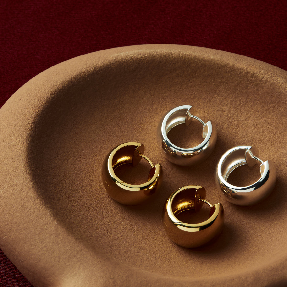 Daynight Huggie Earrings