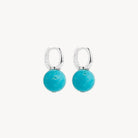 Sterling Silver Capella Turquoise Earrings