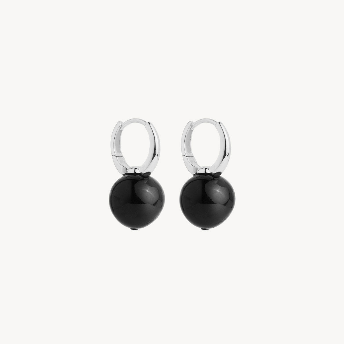 Sterling Silver Capella Black Onyx Earrings