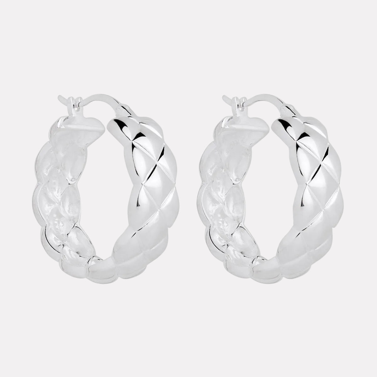 Sterling Silver Marais Hoop Earrings