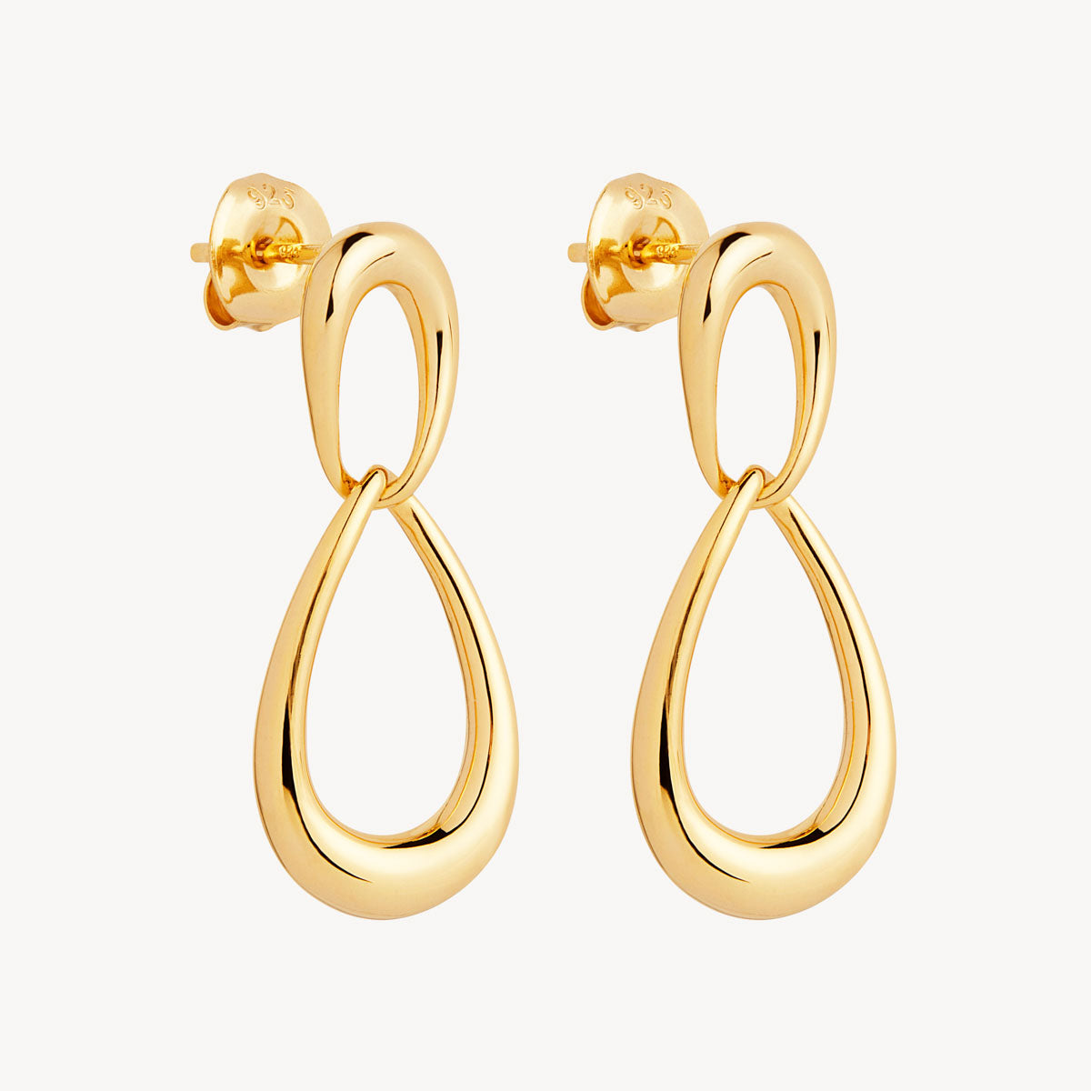 Yellow Gold Vivante Drops (Grande)