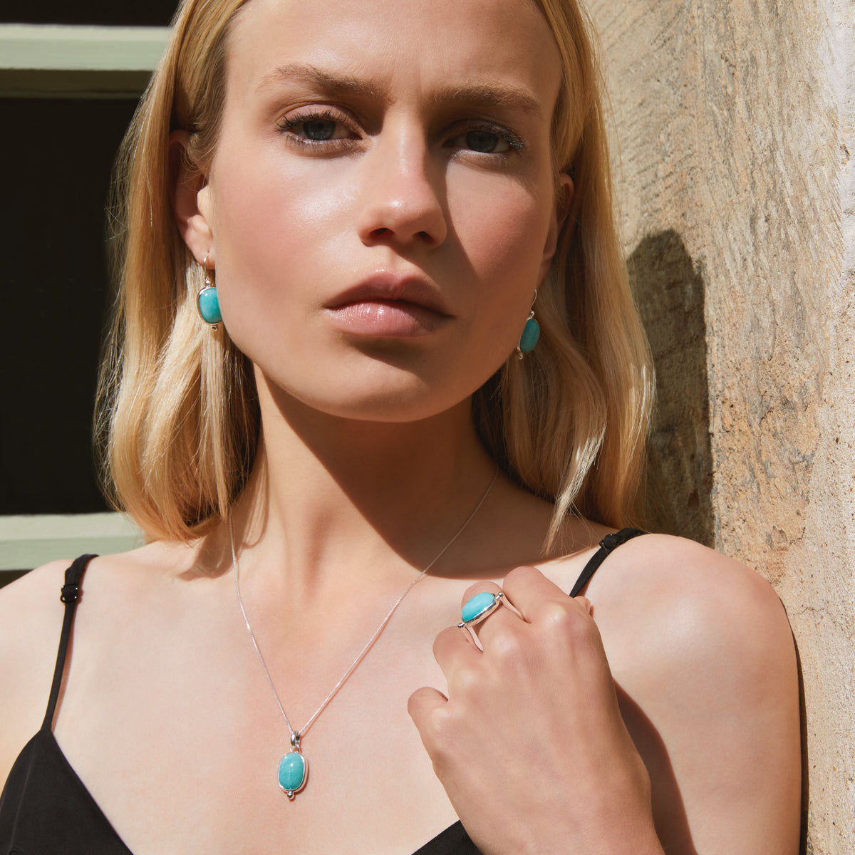 Fleur Amazonite Ring