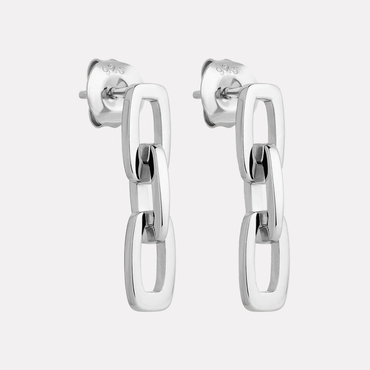 Sterling Silver The Marchioness Chain Earrings