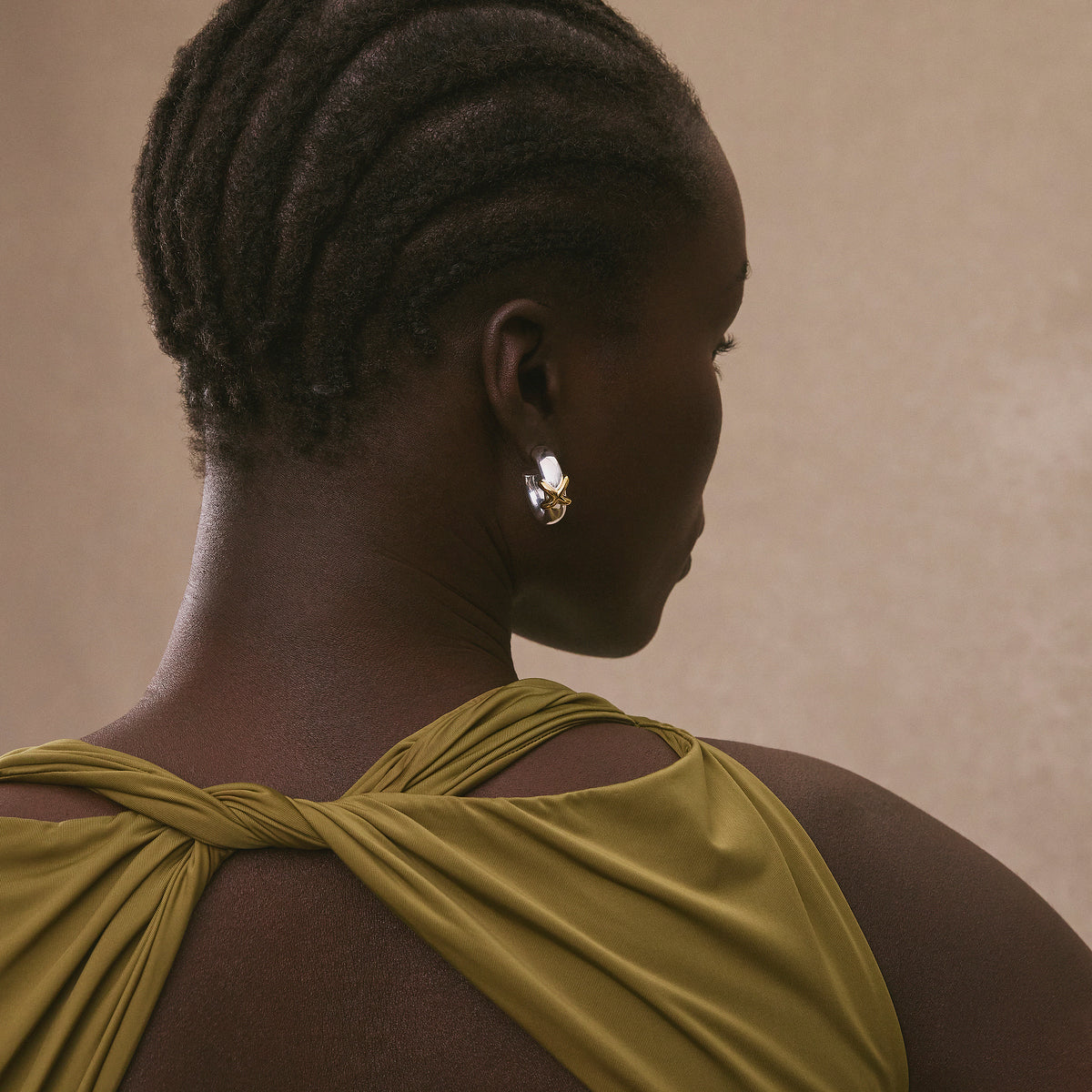 Tendresse Two-Tone Hoops