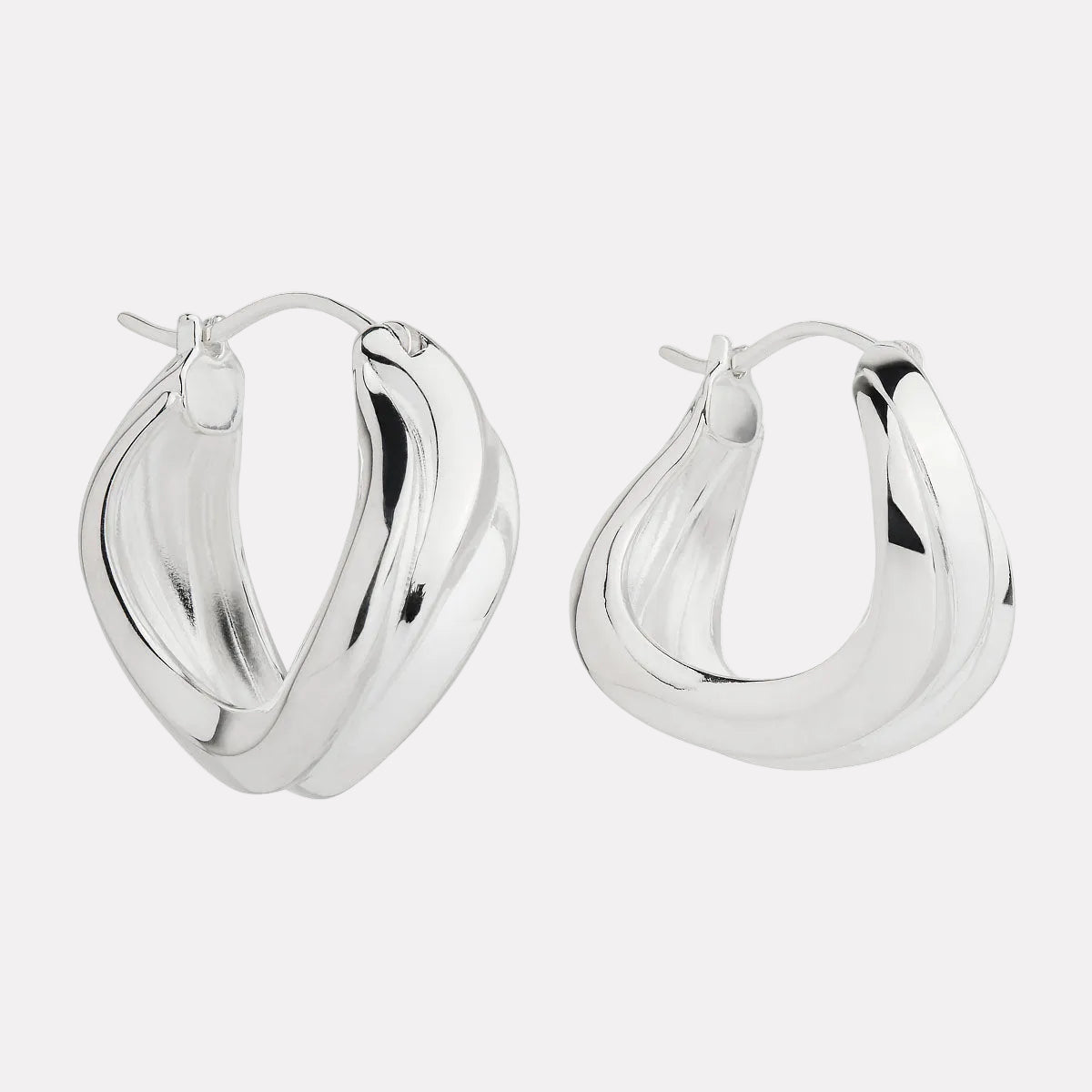 Sterling Silver Eterna Hoop Earring