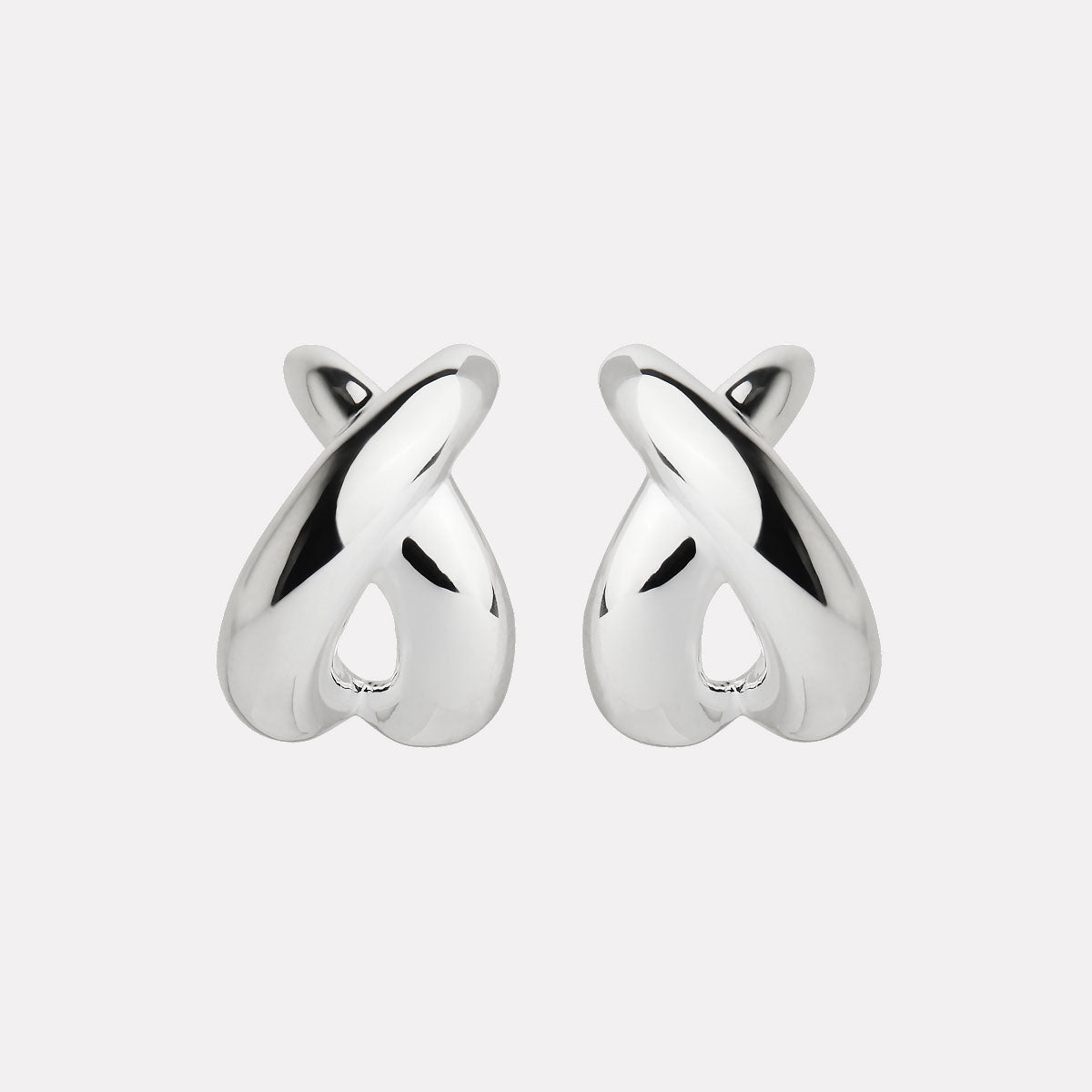 Sterling Silver Oceane Stud Earrings