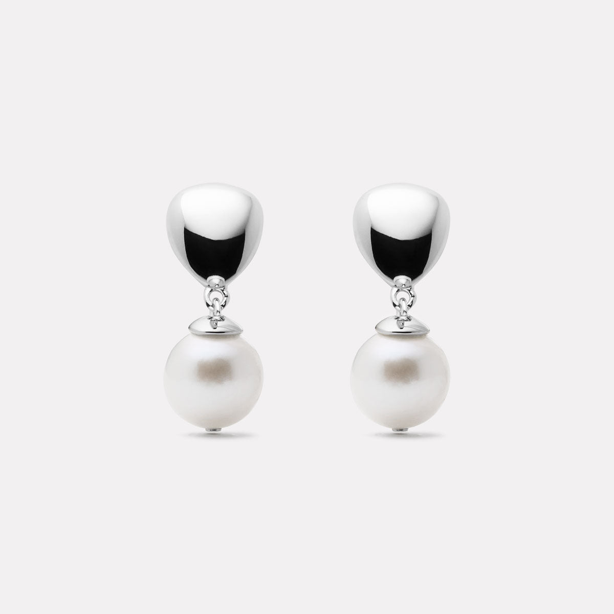 Sterling Silver Islander Pearl Earring