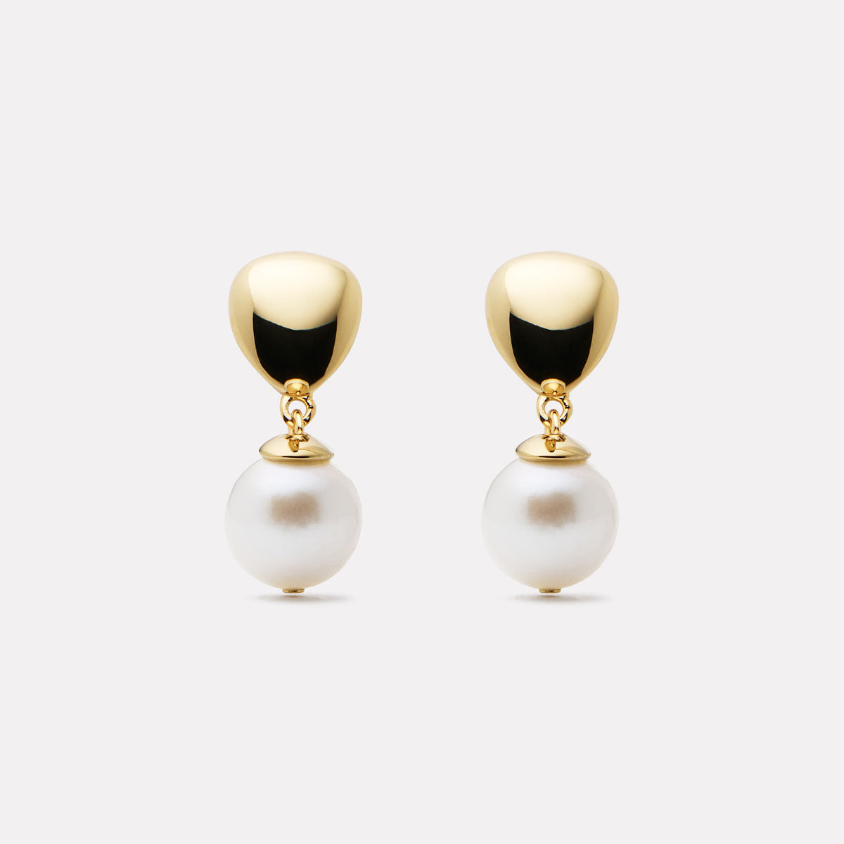 Yellow Gold Islander Pearl Earring