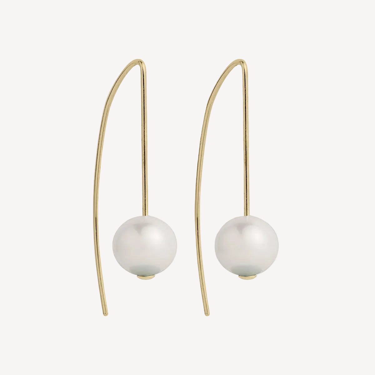 Yellow Gold The Cove Pearl Earring