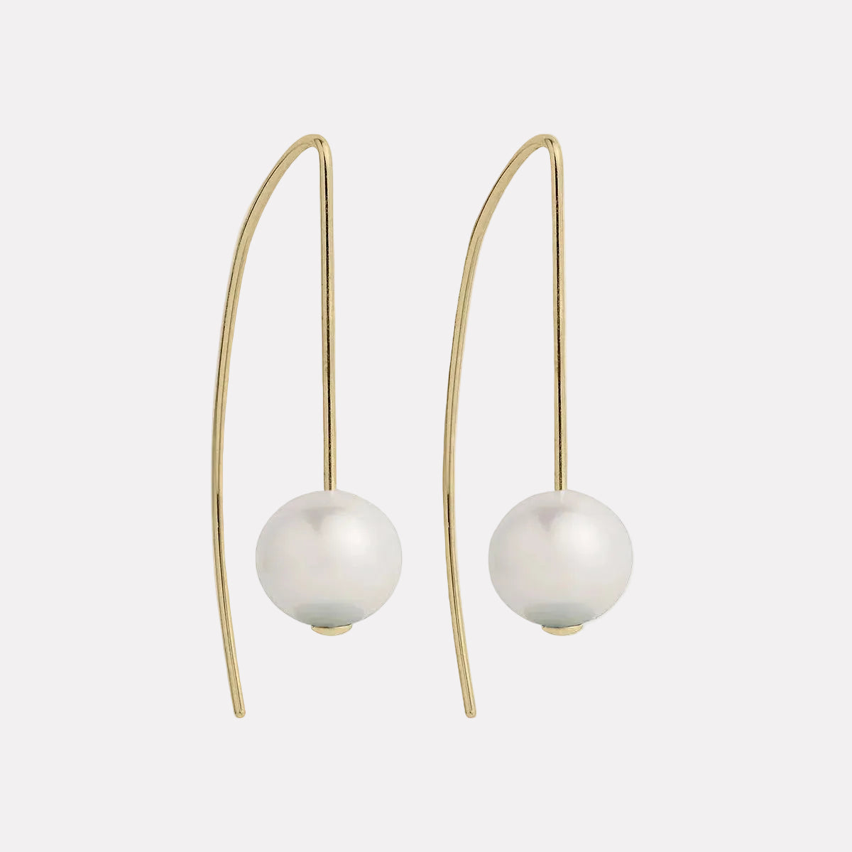 Yellow Gold The Cove Pearl Earring