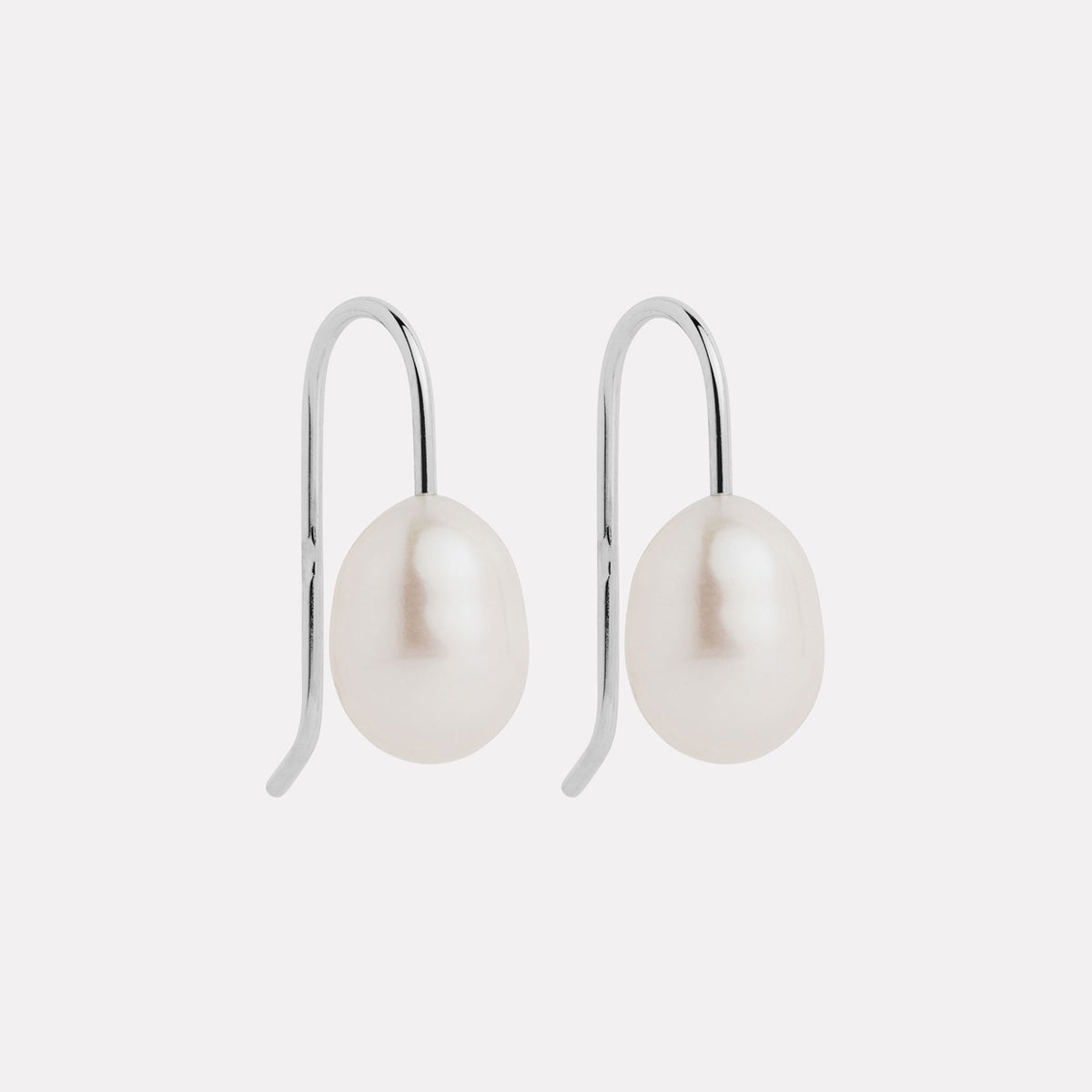Sterling Silver Isla Pearl Earrings