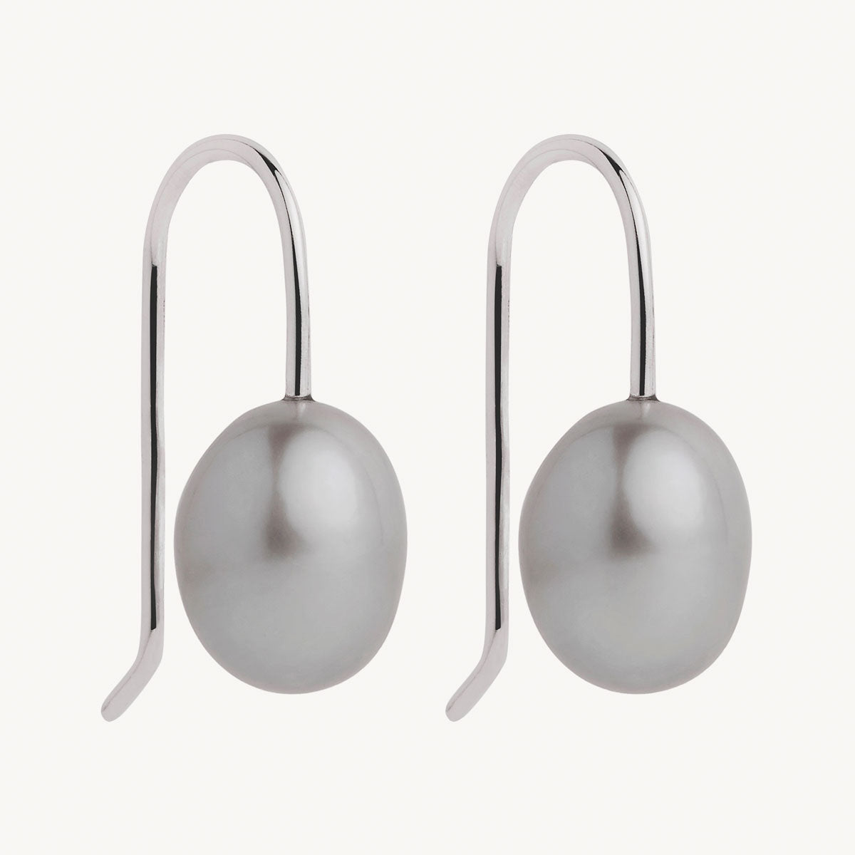Sterling Silver Isla Grey Pearl Earring