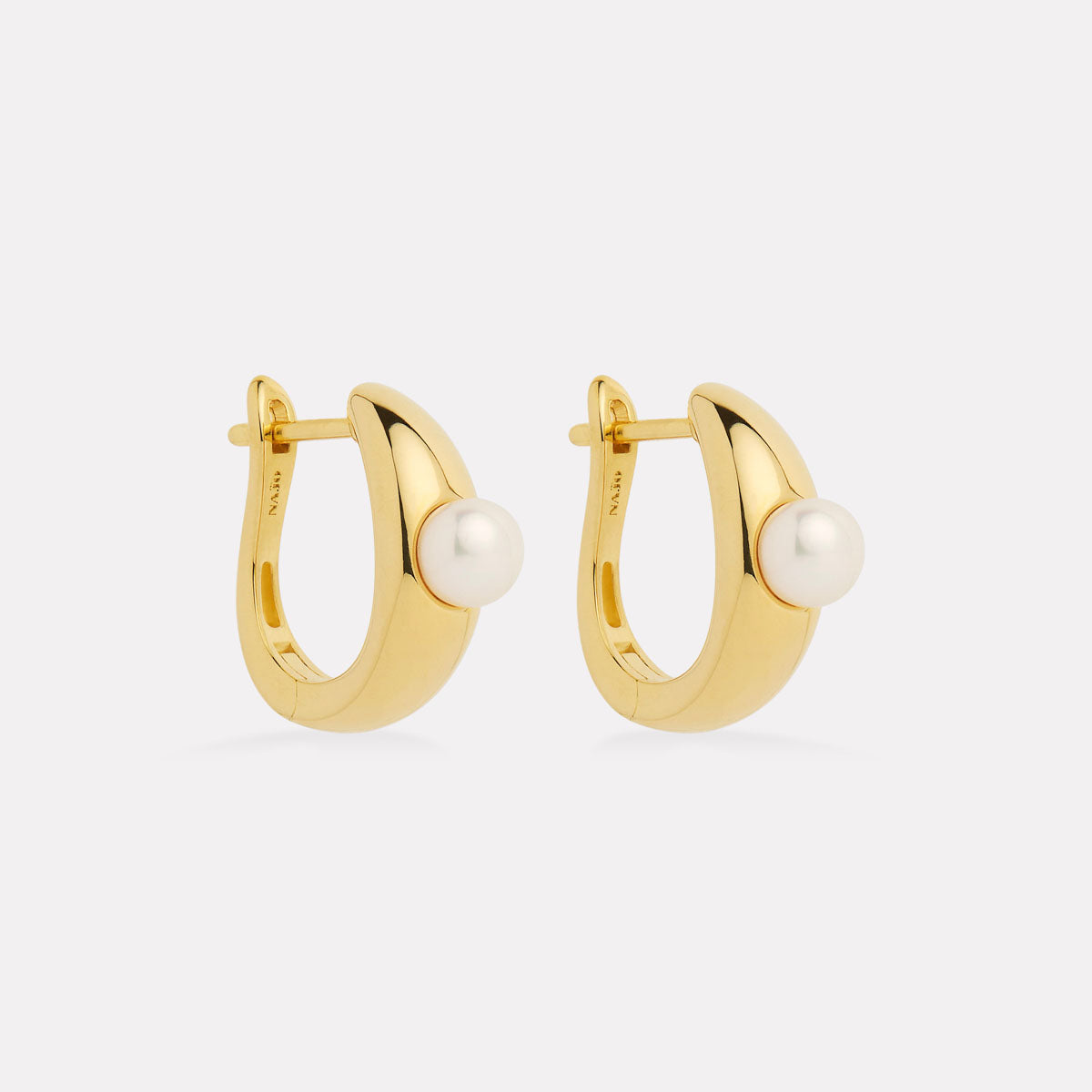 Yellow Gold Tropica Pearl Earring