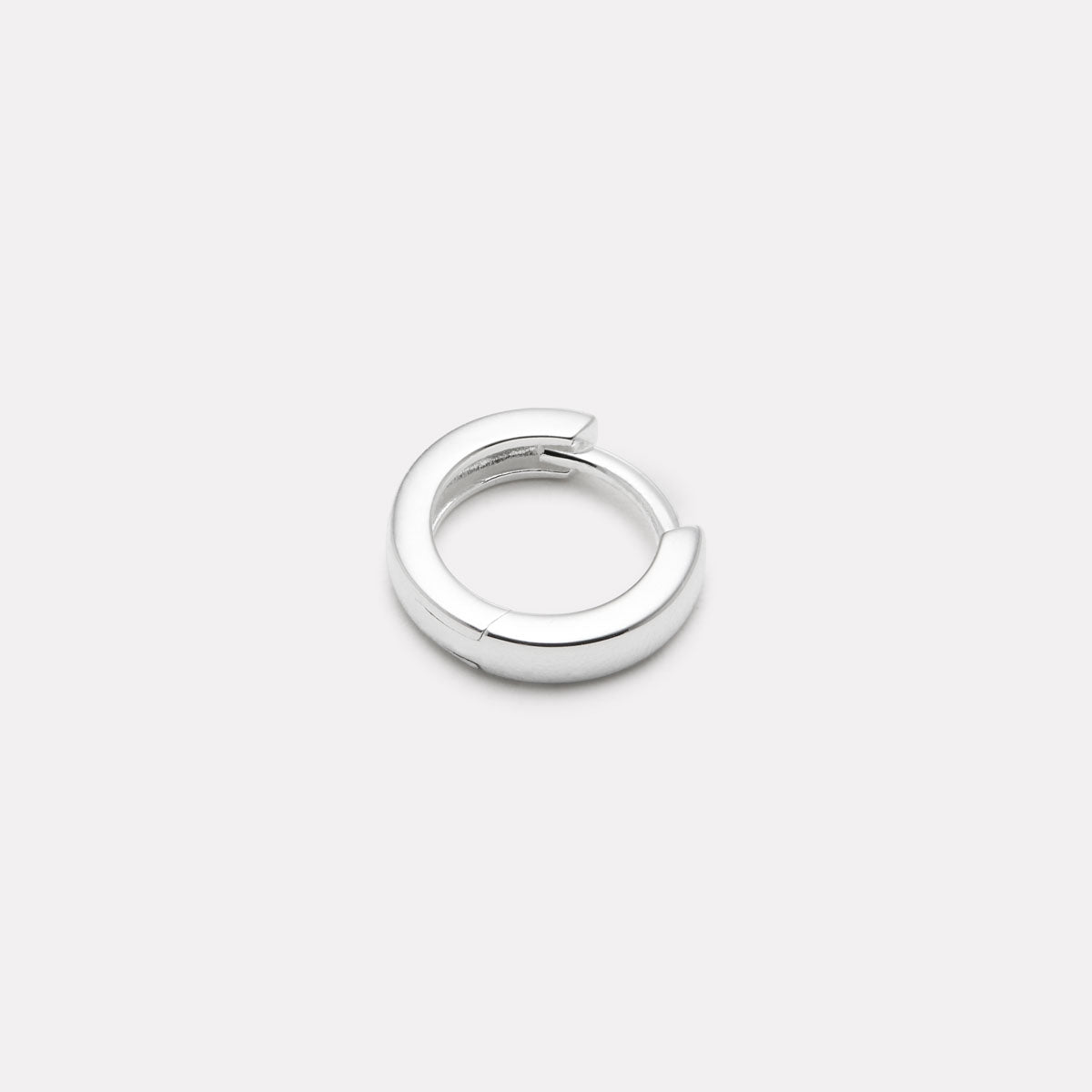 Sterling Silver Helios Men's Silver Earring