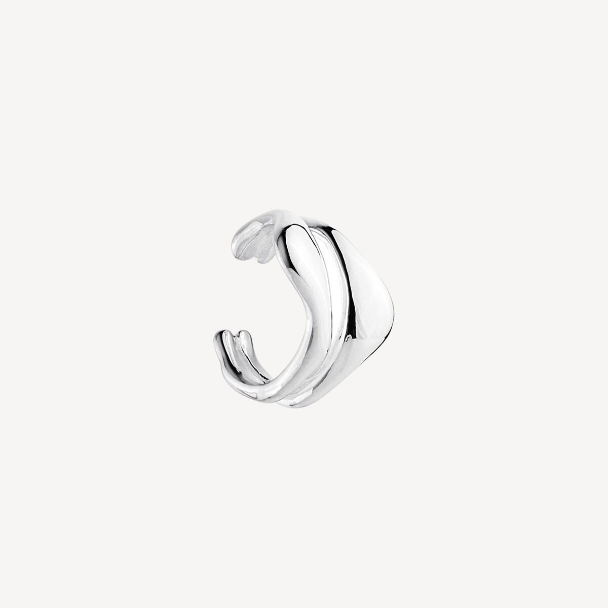 Sterling Silver Dune Small Ear Cuff