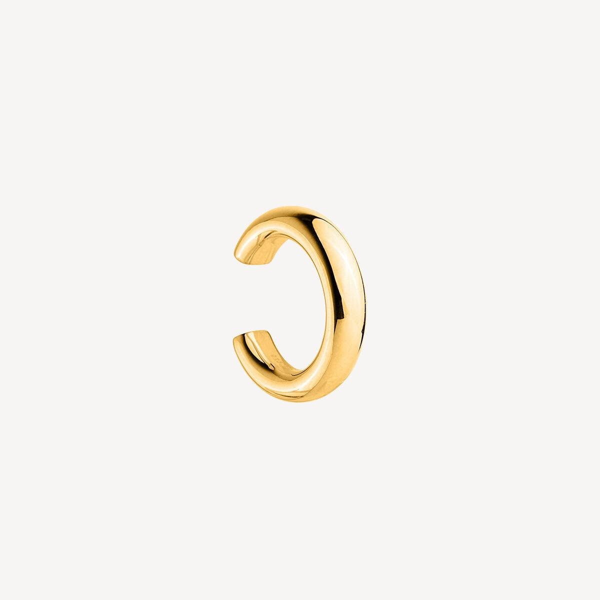 Yellow Gold Flourish Ear Cuff