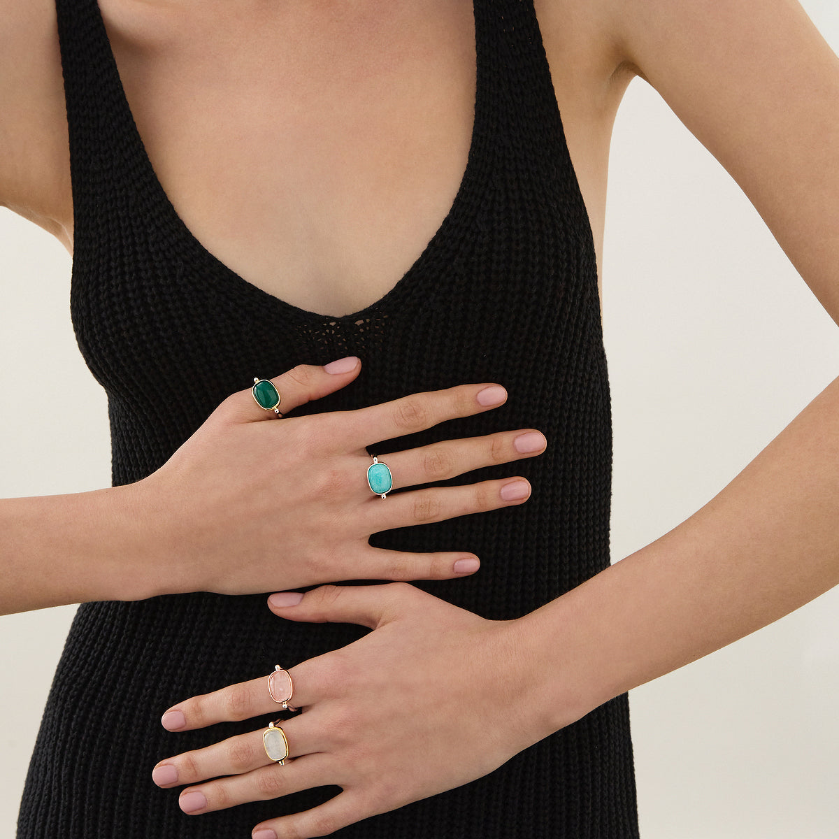 Fleur Amazonite Ring