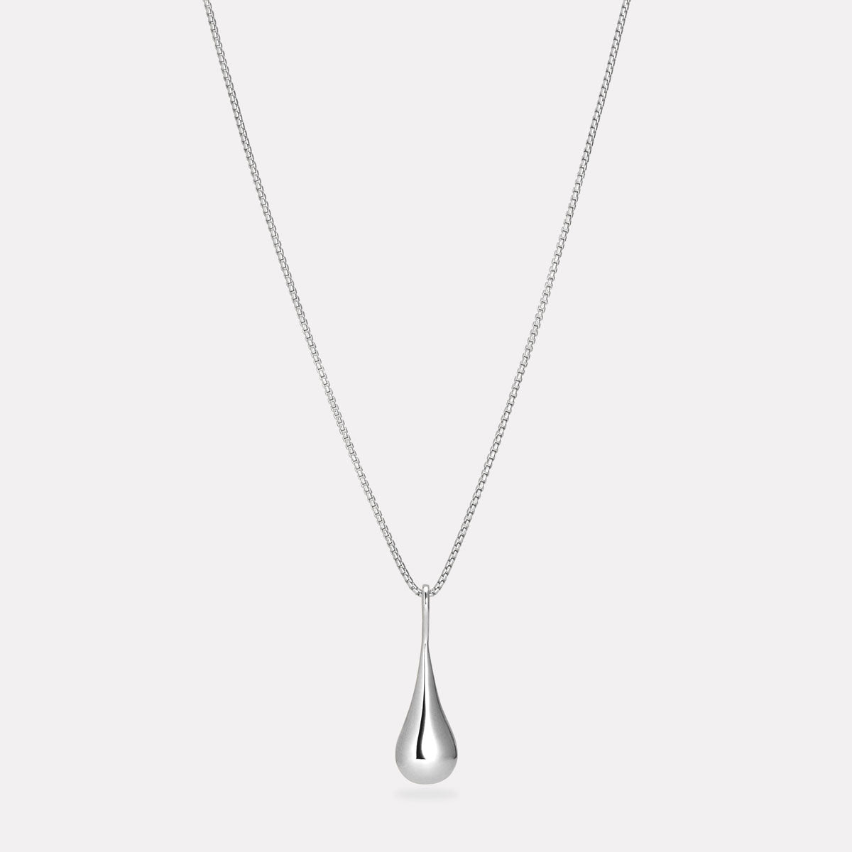 Sterling Silver My Silent Tears Necklace