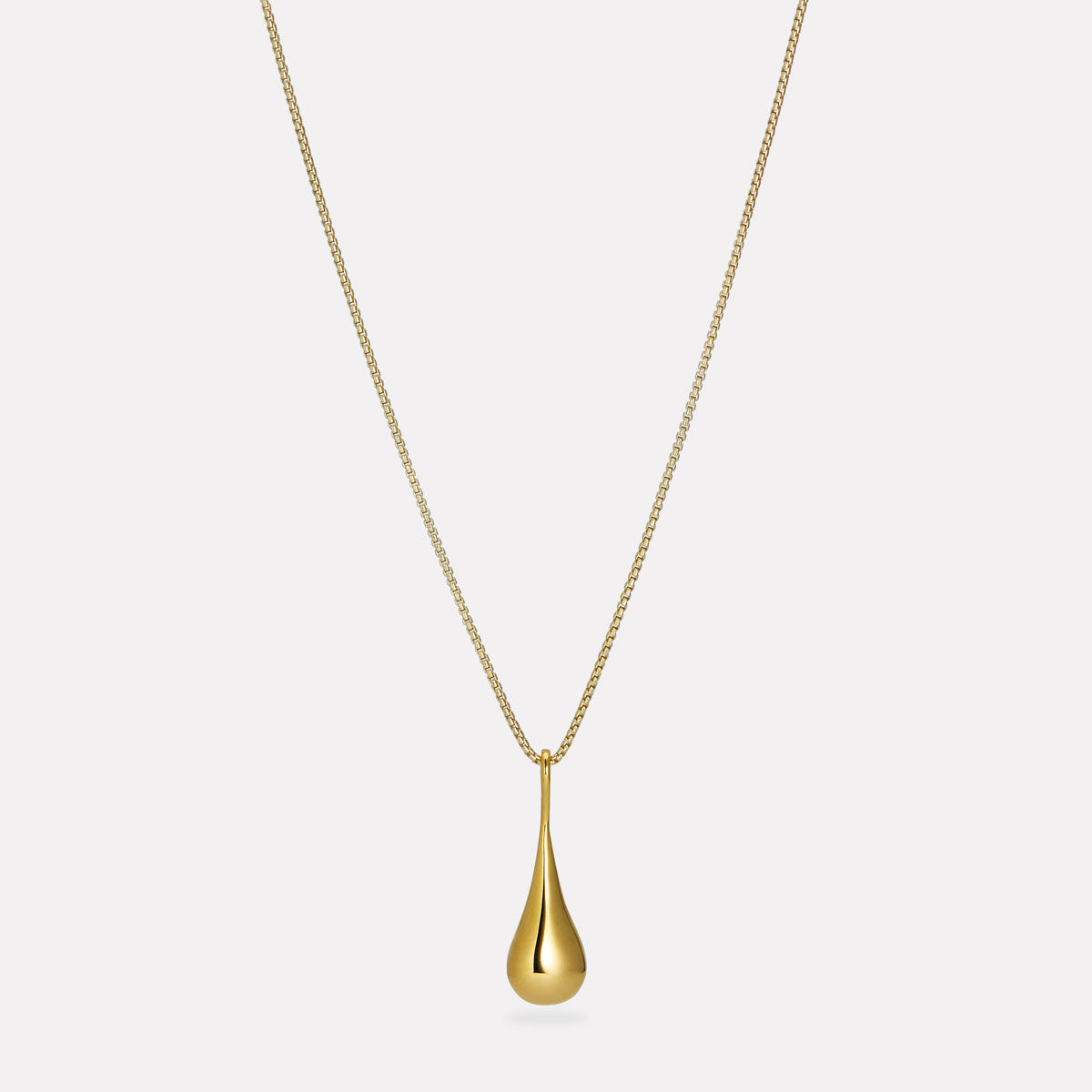 Yellow Gold My Silent Tears Necklace