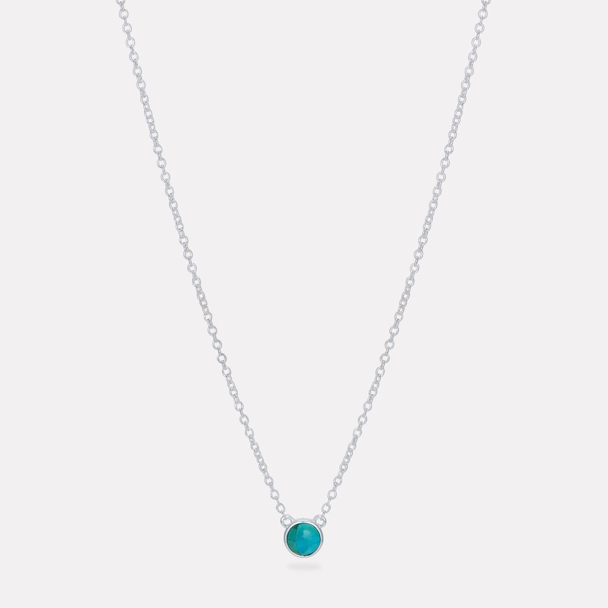 Sterling Silver Heavenly Turquoise Necklace