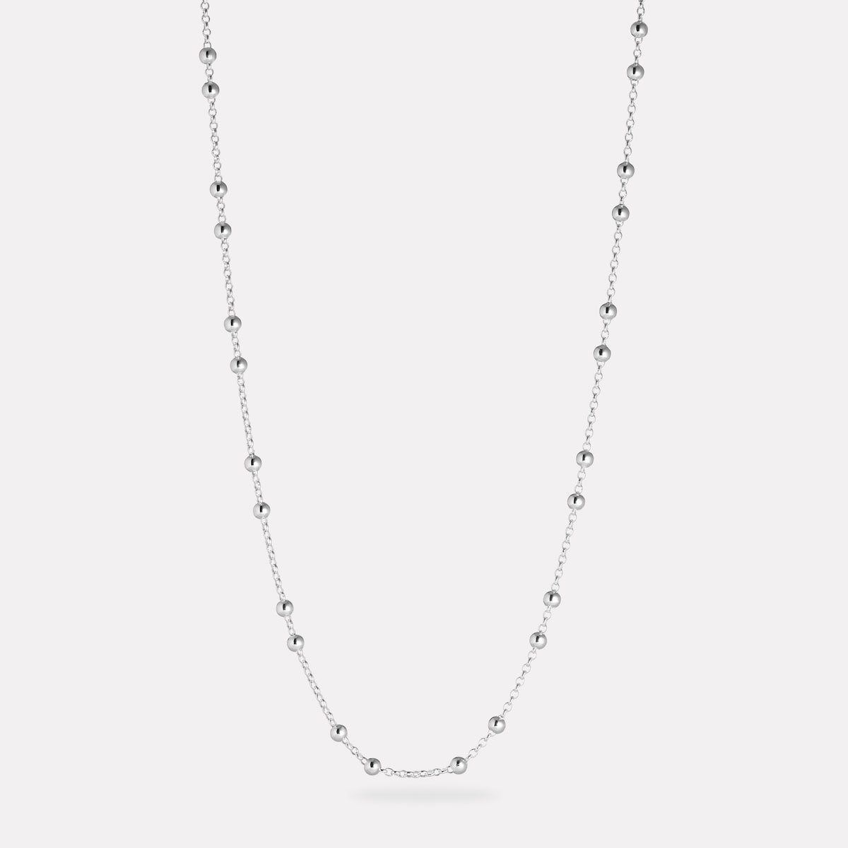 Sterling Silver Mattina Necklace (60cm)