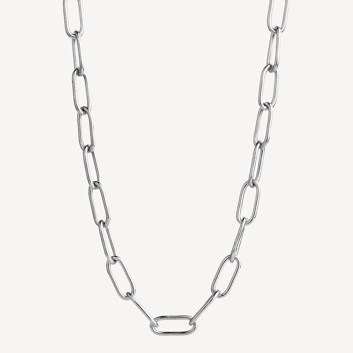 Sterling Silver Vista Large Link Necklace