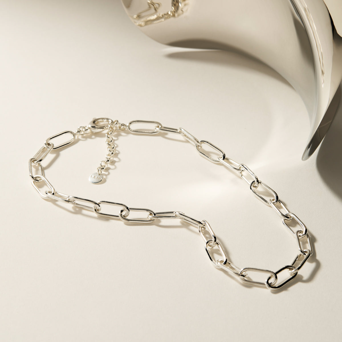 Vista Large Link Necklace