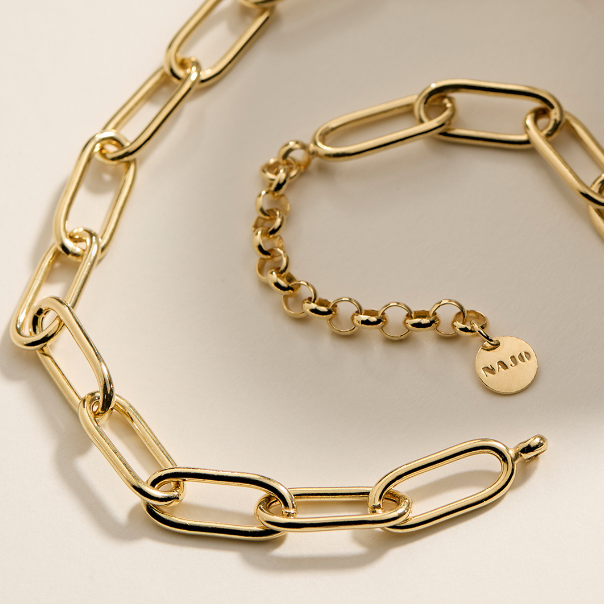 Vista Large Link Necklace