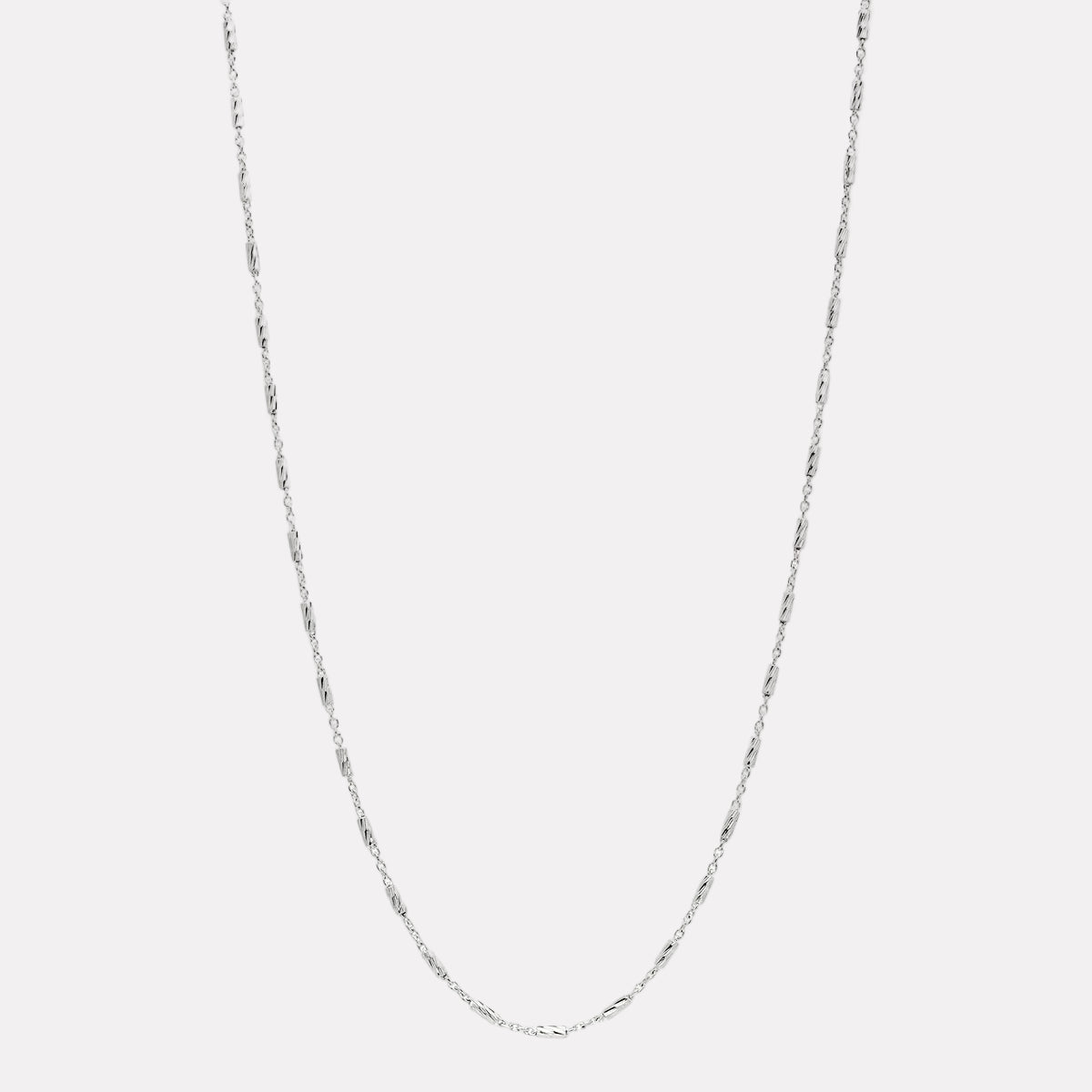 Sterling Silver Equilibrium Chain Necklace (45cm + 5cm ext)